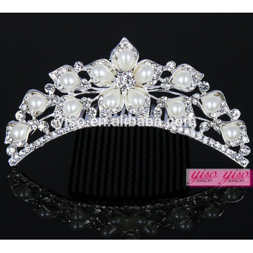 Kinder tiaras Großhandel Prinzessin Perle Tiara